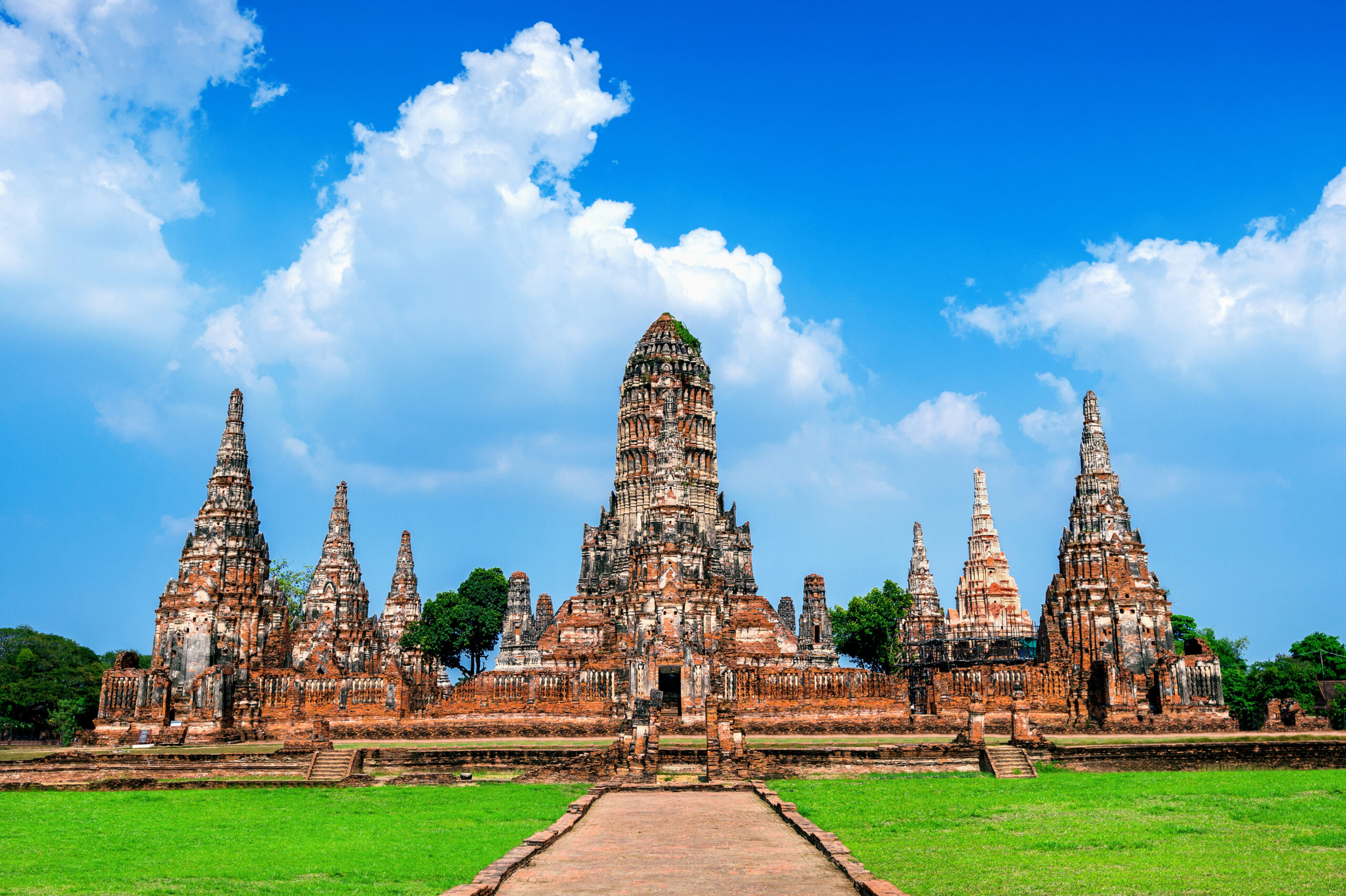Ayutthaya Historical Park, Wat Chaiwatthanaram Buddhist temple i